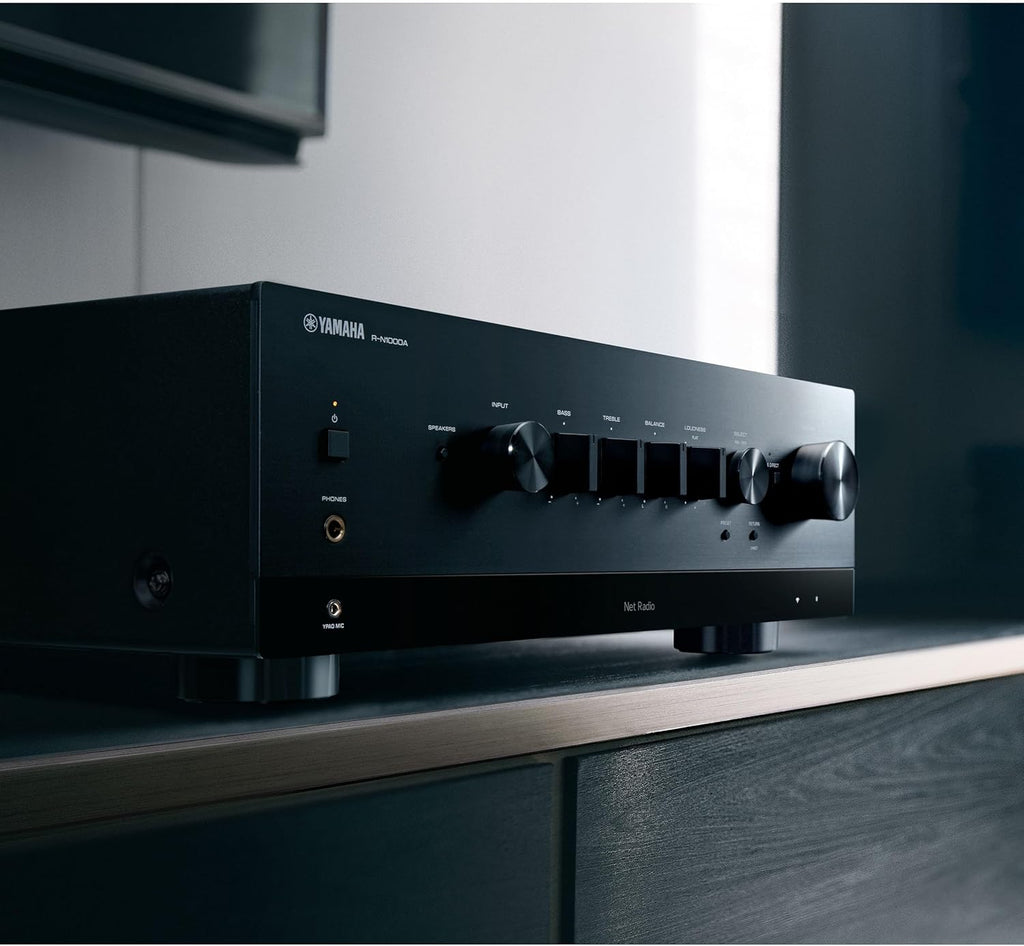 Récepteur réseau R-N1000A doté de entrée phono, HDMI et convertisseur numérique-analogique intégré (noir)