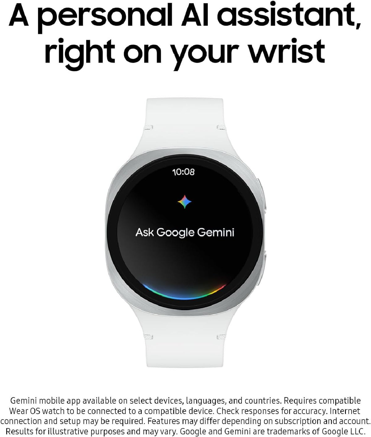 Présentation : Montre connectée Samsung Galaxy Watch 8 (2025) 40 mm Bluetooth, design coussin, suivi d'activité, coaching du sommeil et de la course à pied, score d'énergie, suivi de la fréquence cardiaque, couleur graphite, version américaine, garan