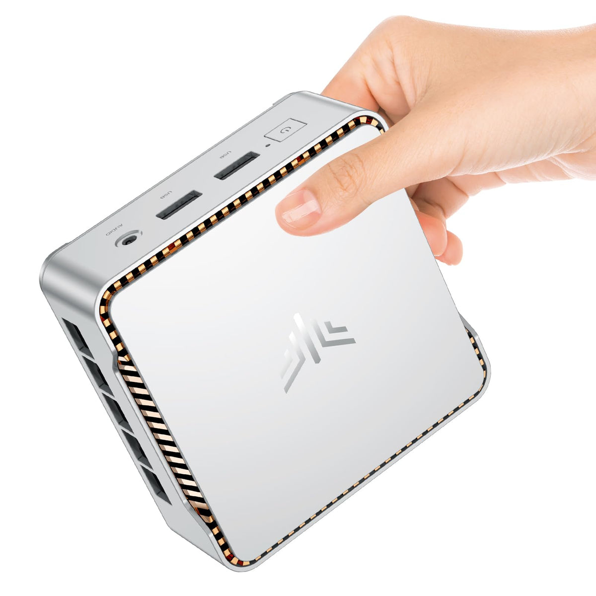 Mini PC KAMRUI GK3Plus, 16 Go de RAM, SSD M.2 de 512 Go – Modèle pratique
