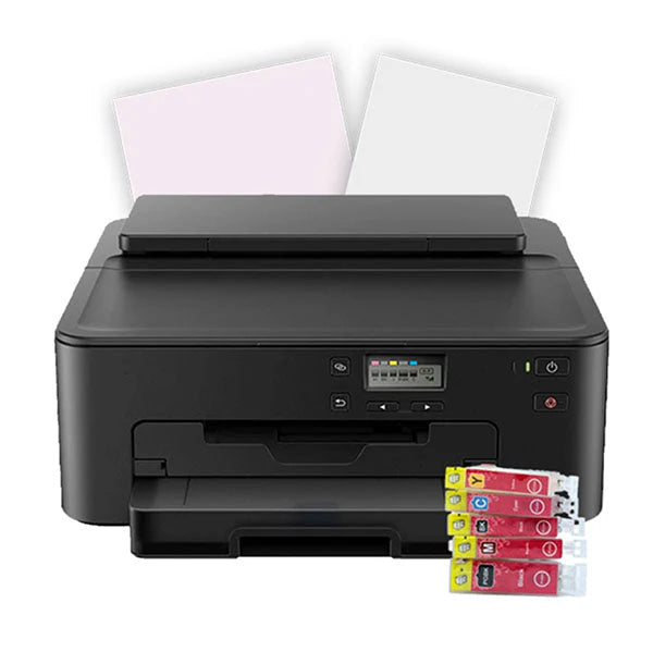 Imprimante jet d'encre alimentaire Canon TS702 (kit doté de papier azyme et cartouches d'encre alimentaire)