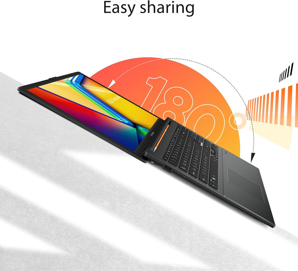 ASUS Vivobook Go 15,6" FHD, ordinateur compact portable fin, processeur AMD Ryzen 3 7320U quadricœur, 8 Go de RAM DDR5, SSD de 256 Go, Windows 11 Famille, charge rapide, protection webcam, robustesse de qualité militaire, noir E1504FA-AB34