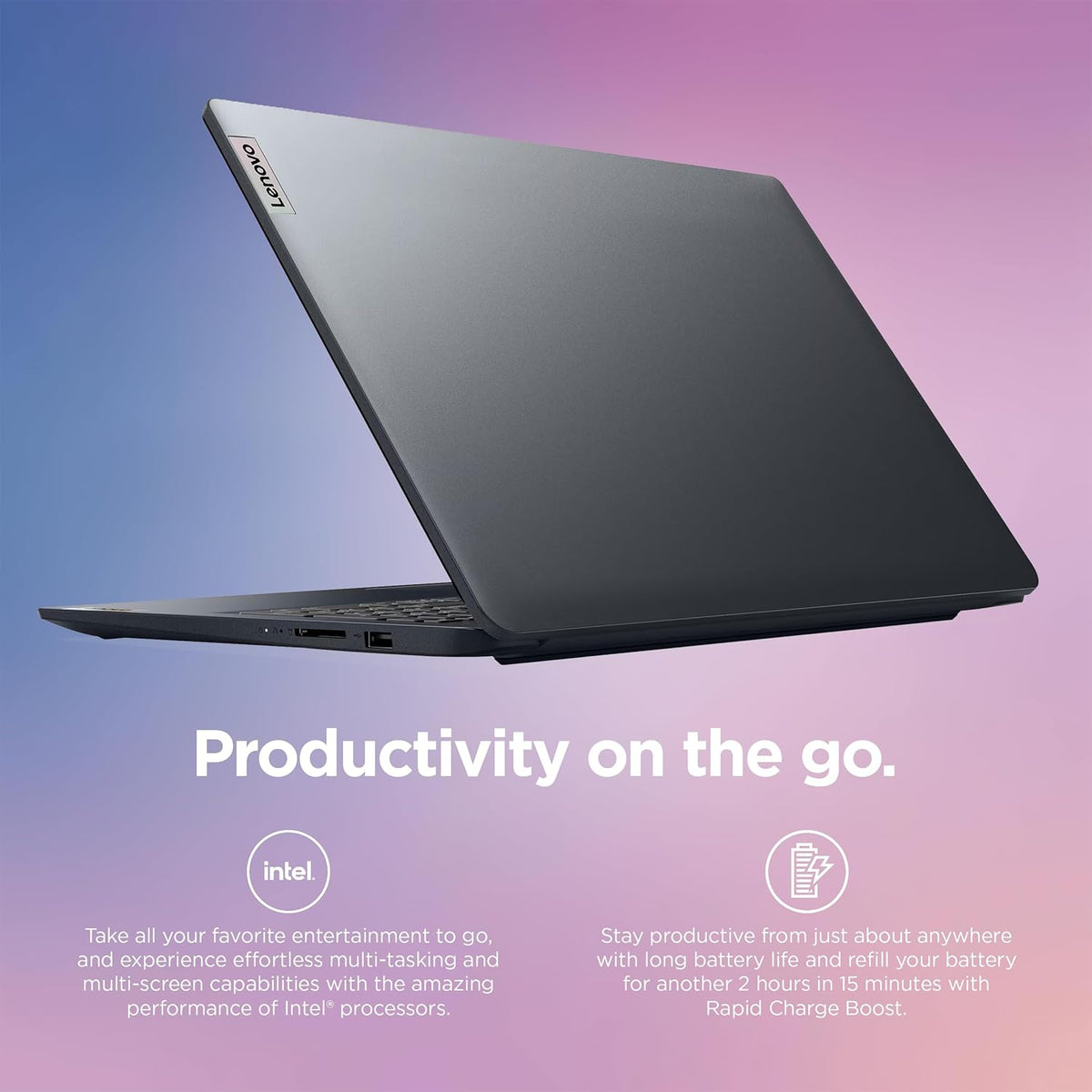 Ordinateur compact portable professionnel Lenovo IdeaPad, écran tactile FHD 15,6 pouces, puissant processeur Intel i5-1334U à 10 cœurs, IA intégrée, 16 Go de RAM, 1 To de stockage (SSD 512 Go + disque dur externe 500 Go), HubxcelAccessory, Windows