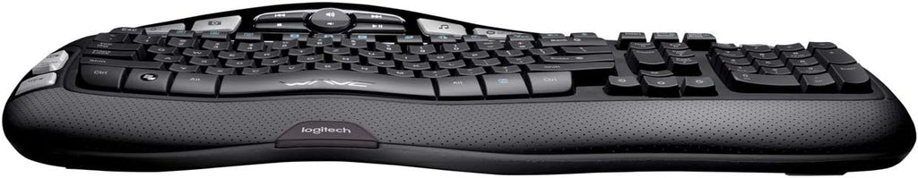 Clavier Logitech K350 - Connectivité à connectivité sans fil - RF - Noir - Interface USB