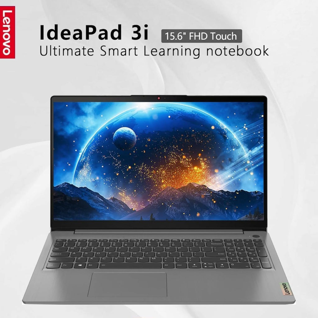 Ordinateur compact portable Lenovo tactile avec Office 365 pour le Web - 16 Go de RAM - SSD de 256 Go - Processeur Intel Core i3 - Écran FHD de 15,6 pouces - Bluetooth - Webcam - IdeaPad 3i - Windows 11 (sans souris)