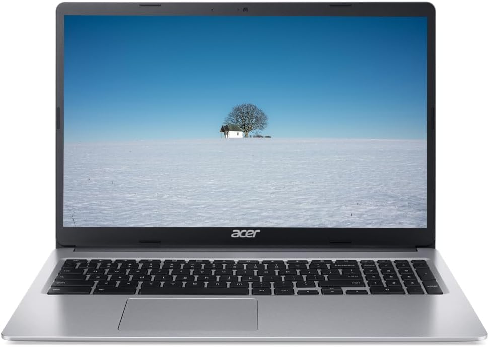 Chromebook Acer 2024, écran IPS HD ComfyView 15 pouces, processeur Intel Celeron N jusqu'à 2,70 GHz, 4 Go de mémoire LPDDR4, 64 Go de stockage eMMC, carte graphique Intel UHD, Wi-Fi 6e génération, webcam, Chrome OS, gris tourterelle (reconditionné)