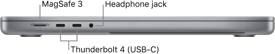 Apple MacBook Pro 2021 avec puce Apple M1 Max, 16 pouces, 32 Go de RAM, 1 To de stockage SSD, gris sidéral (reconditionné)
