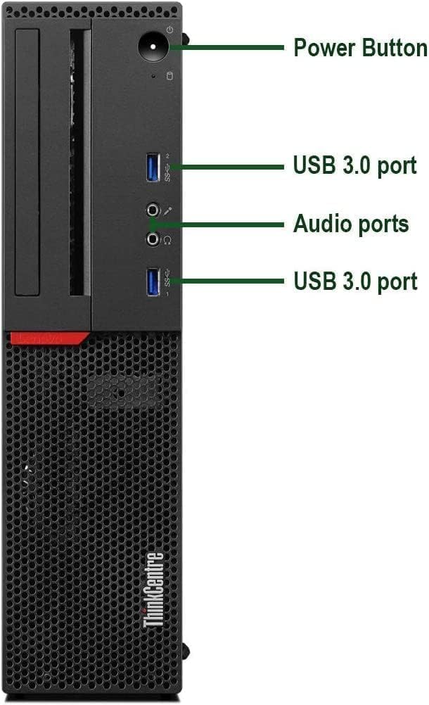 Ordinateur de bureau professionnel Lenovo ThinkCentre M700 SFF, processeur Intel Core de 6e génération, 8 Go de RAM, SSD de 256 Go, Wi-Fi, Bluetooth, clavier RGB, Windows 11 Pro (reconditionné) – Modèle pratique