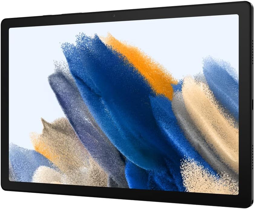 Tablette tactile Samsung Galaxy Tab A8 10,5" 32 Go Android, écran LCD, contenu pour enfants, Smart Switch, mémoire extensible, batterie longue durée, charge rapide, version US 2022, gris foncé