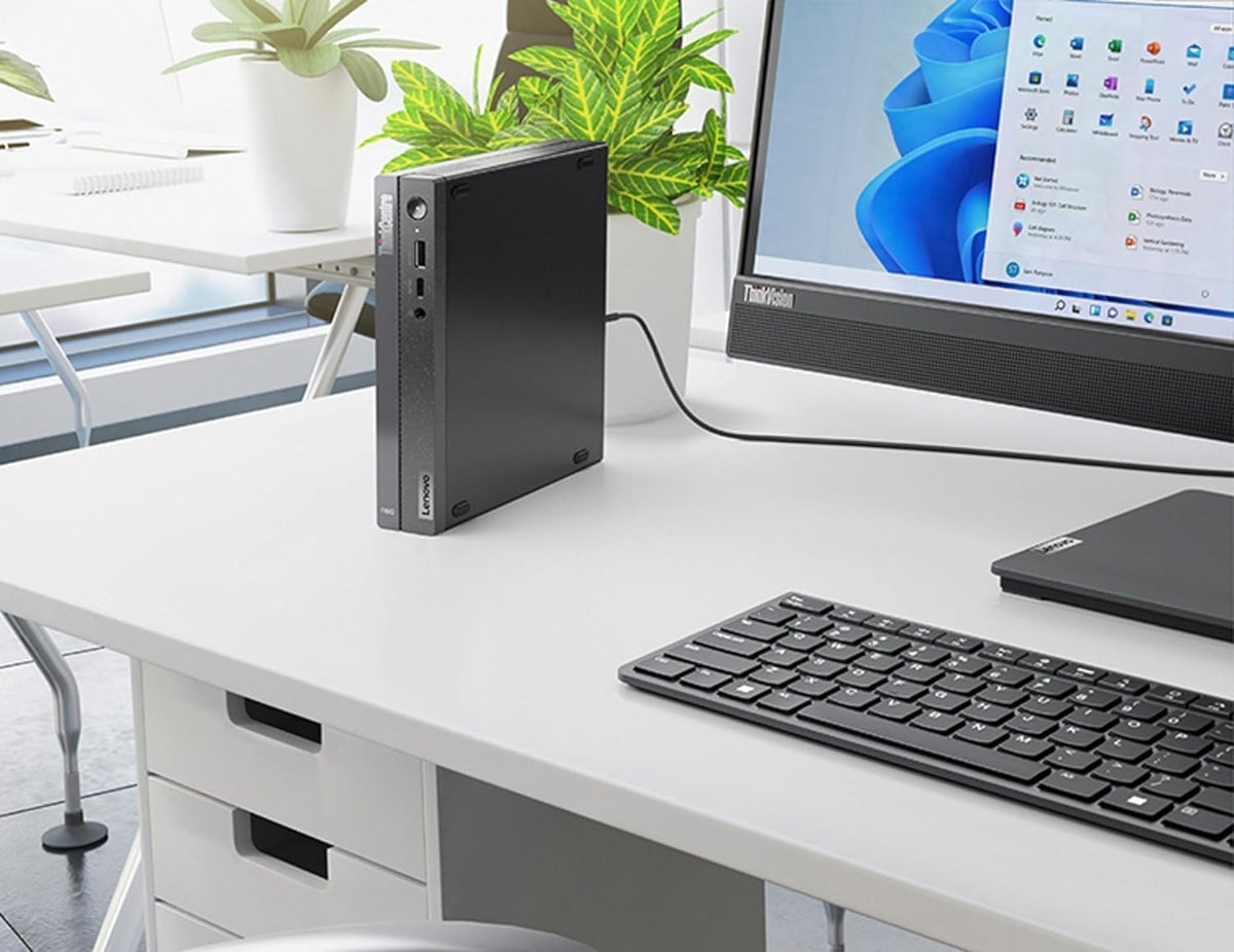 Ordinateur de bureau ultra-au format compact Lenovo ThinKCentre neo 50q Gen 4 Tiny 1L pour professionnels, processeur Intel Core i5-13420H à 8 cœurs de 13e génération (supérieur au i7-1355U), 16 Go de RAM DDR4, SSD PCIe de 512 Go, 2 ports…