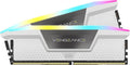 Mémoire RAM CORSAIR Vengeance RGB DDR5 32 Go (2 x 16 Go) 6000 MHz CL36-44-44-96 1,35 V Intel XMP 3.0 pour ordinateur de bureau - Blanche (CMH32GX5M2E6000C36W) – Modèle pratique