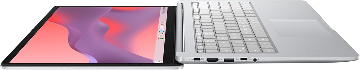 Ordinateur compact portable ASUS Chromebook CX15, écran antireflet Full HD 15,6 pouces, processeur Intel® N50, 128 Go de stockage, 8 Go de RAM, ChromeOS, gris pur, CX1505CTA-AS88F-PG
