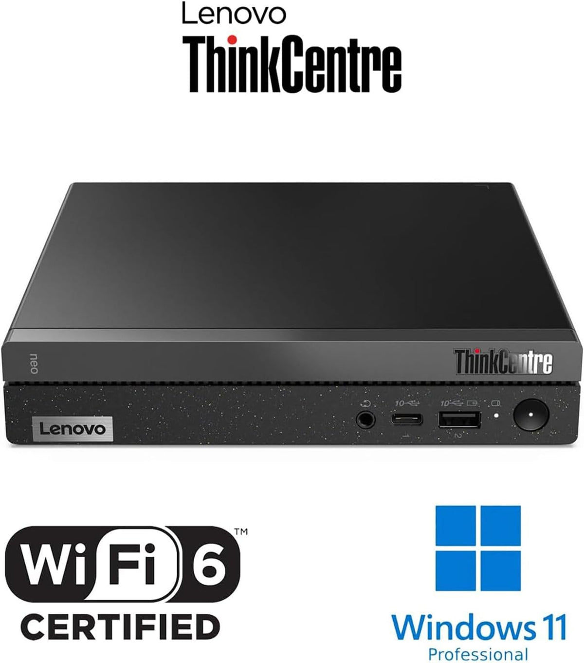 Ordinateur de bureau ultra-au format compact Lenovo ThinKCentre neo 50q Gen 4 Tiny 1L pour professionnels, processeur Intel Core i5-13420H à 8 cœurs de 13e génération (supérieur au i7-1355U), 16 Go de RAM DDR4, SSD PCIe de 512 Go, 2 ports…