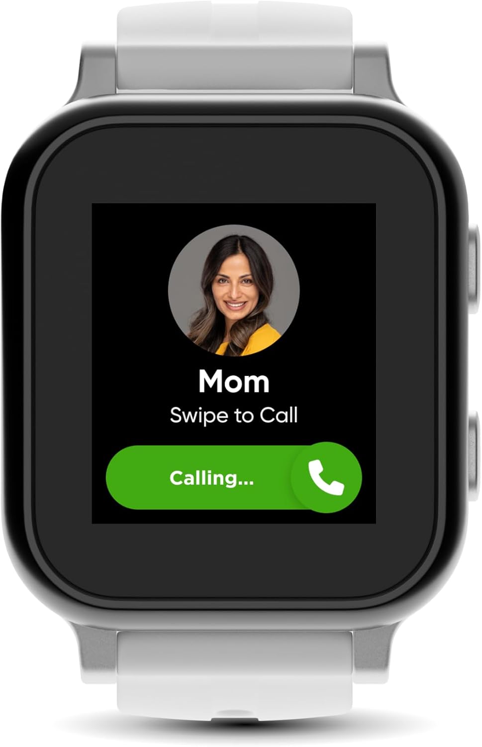 Présentation : Montre connectée Gabb Watch 3e - Traceur GPS pour enfants - Sans abonnement aux réseaux sociaux ni frais Internet (Argent)