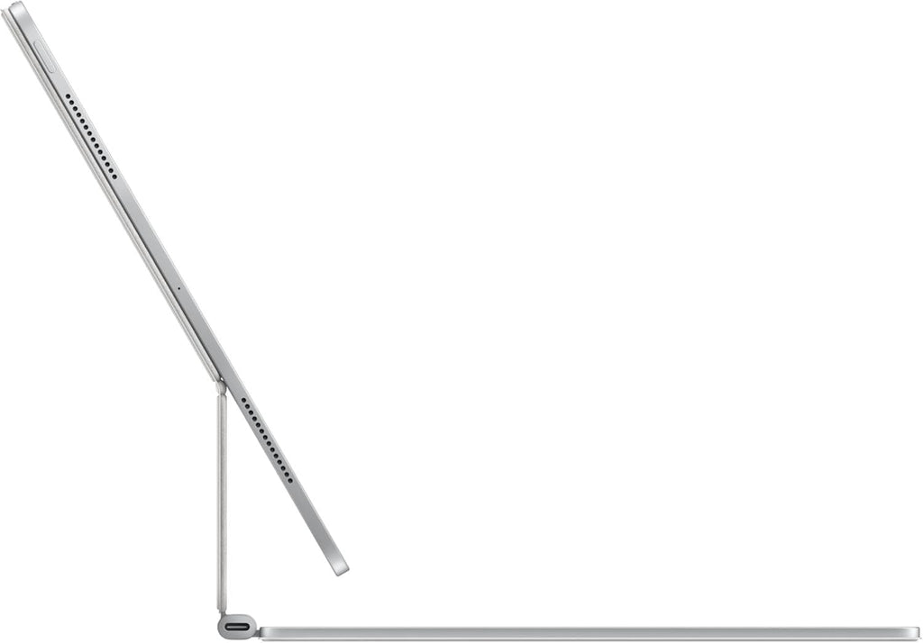 Étui-clavier Magic Keyboard pour iPad Pro 13 pouces (clavier QWERTY anglais), blanc (reconditionné) pratique