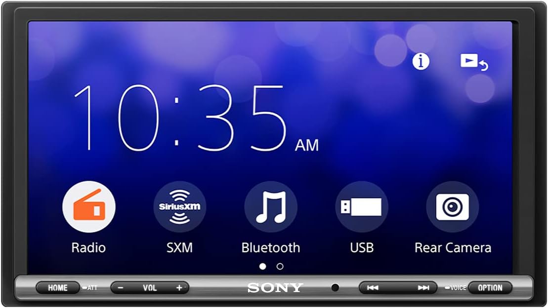 Récepteur multimédia Sony XAV-AX3200 de 7 pouces doté de Apple CarPlay/Android Auto