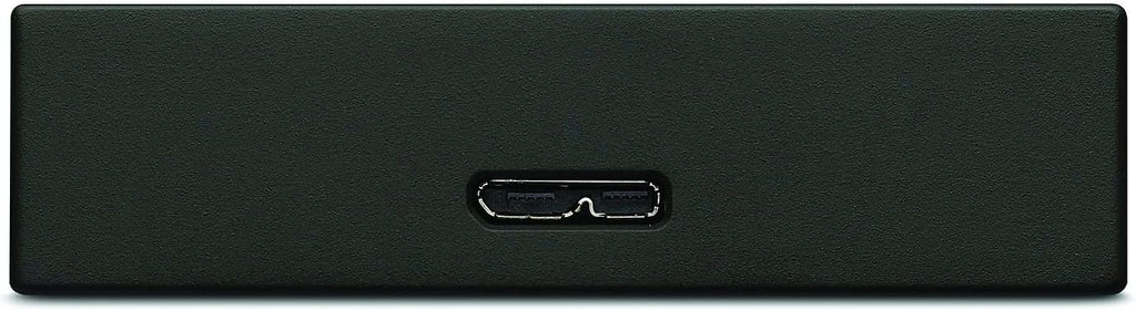Disque dur externe compact portable Seagate One Touch, 4 To, cryptage matériel activé par mot de passe, compatible PC, ordinateur compact portable et Mac, USB 3.0, noir (STKZ4000400)