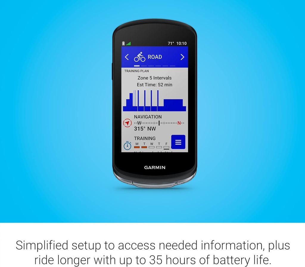 Compteur GPS pour vélo Garmin Edge 1040 : précision optimale sur route et hors route, batterie longue durée – Modèle pratique
