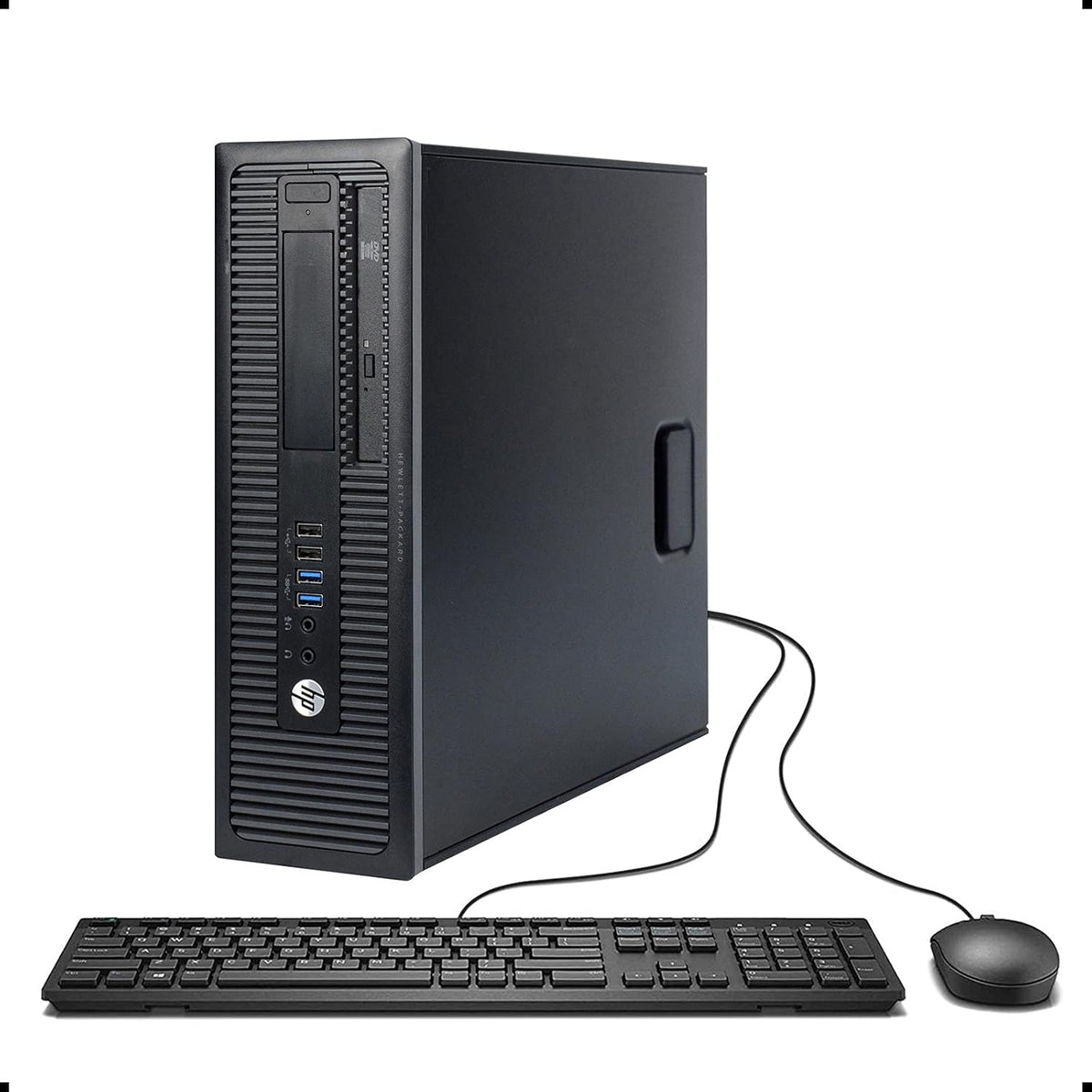 Ordinateur de bureau professionnel HP ProDesk 600 G1 SFF Slim, processeur Intel i5-4570 allant jusqu'à 3,60 GHz, lecteur DVD, USB 3.0, Windows 11 Pro 64 bits (reconditionné) (8 Go de RAM | disque dur de 500 Go)