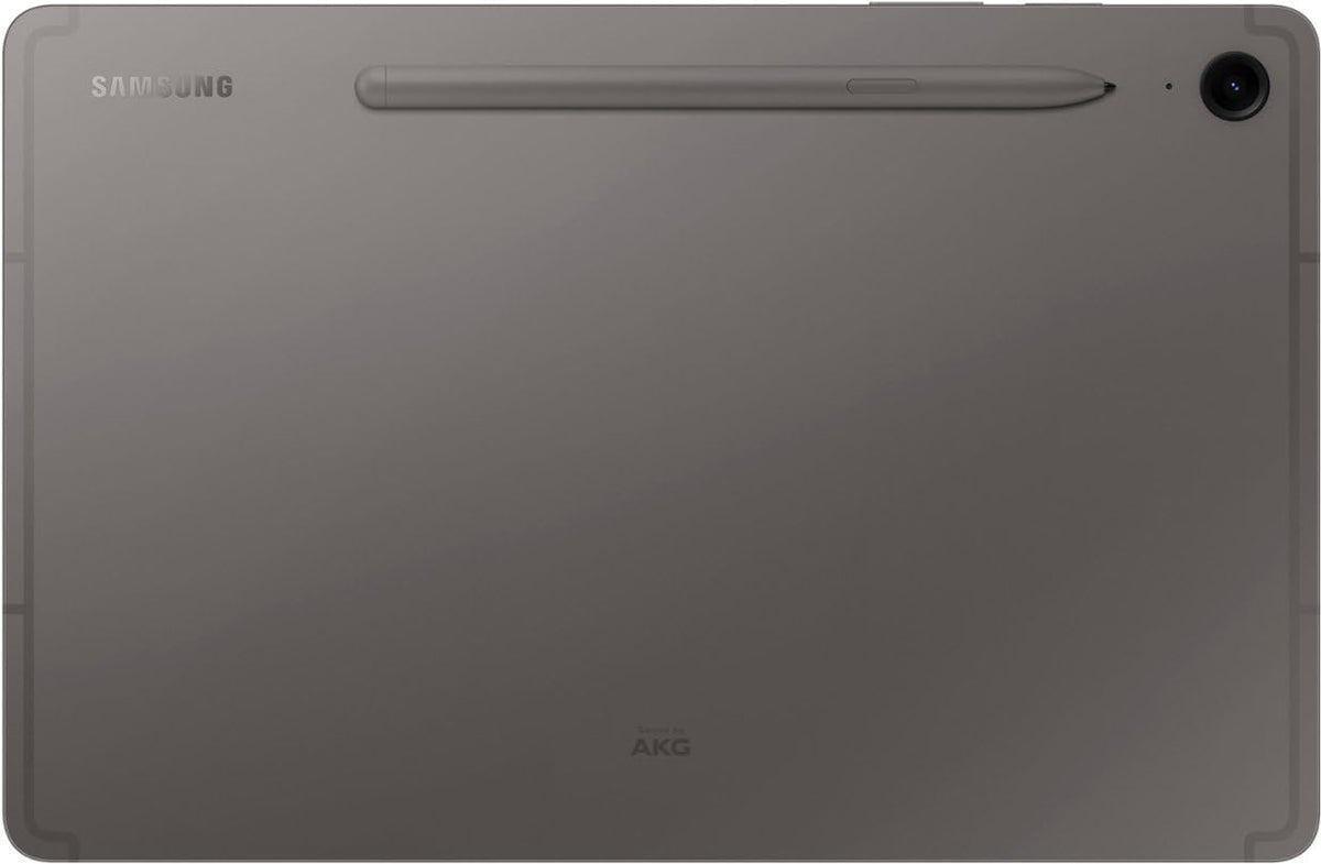Tablette tactile Samsung Galaxy Tab S9 FE 10,9" 128 Go WiFi Android, grand écran, longue autonomie, processeur puissant, S Pen, appareil photo 8 MP, légère et résistante, stockage extensible, version US 2023, grise