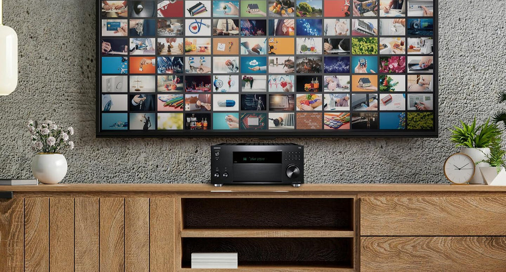 Ampli-tuner AV Onkyo TX-RZ50 9.2 canaux - 120 watts par canal - Compatible Dirac Live dès la sortie de la boîte - Fonctionne doté de Sonos - Certifié THX et plus encore