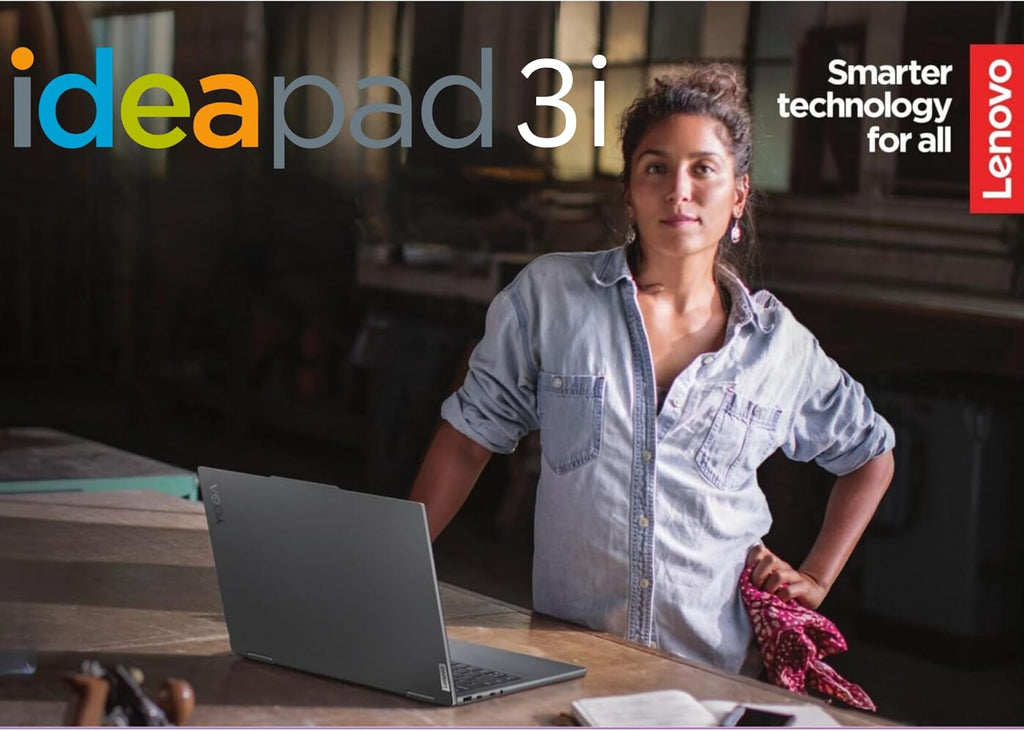 Ordinateur compact portable Lenovo Essential à écran tactile | Ideapad 3i | 24 Go de RAM | Écran tactile FHD 15,6 pouces | Stockage SSD 256 Go | Processeur Intel Core i3 | Windows 11 Pro | Ordinateur compact portable idéal pour les professionnels et