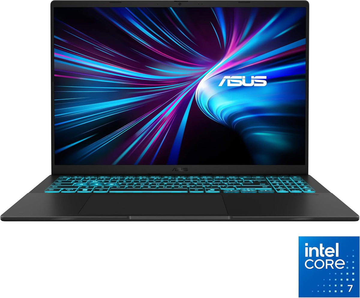 Ordinateur compact portable de jeu ASUS V16 16" WUXGA 144 Hz, Intel® Core™ 7 240H, RTX™ 5070, 16 Go de RAM DDR5, SSD de 1 To, V3607VP-DS74, Noir mat