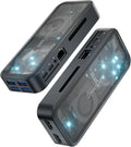 Mini PC DreamQuest Mini Plus doté de Windows 11 Pro préinstallé, processeur Intel N95 (allant jusqu'à 3,4 GHz), 12 Go de RAM DDR5, SSD de 512 Go, 2 ports USB-C, 2 ports HDMI, 4 ports USB 3.2, Wi-Fi 6, Bluetooth 5.3 et compatibilité 4K 60 Hz.