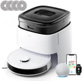 Aspirateur et laveur robot Lefant LiDAR, aspiration de 15 000 Pa, vidage automatique après 90 jours, évitement des obstacles, lavage et séchage automatiques, tout-en-un pour les poils d'animaux et les tapis, Wi-Fi 5G, compatible…