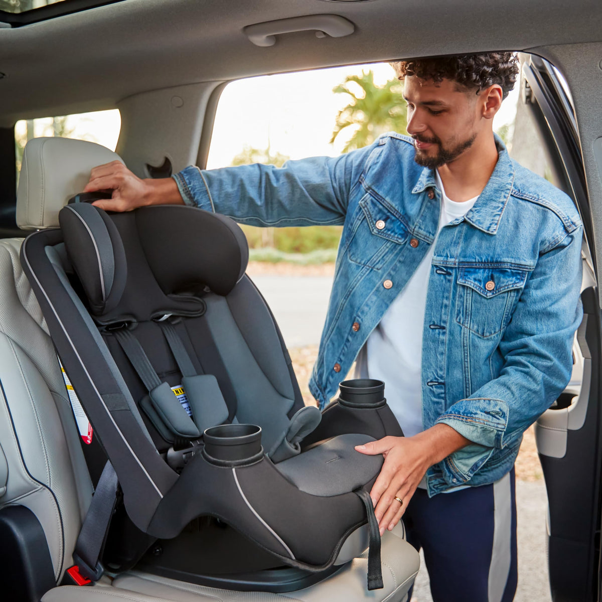 Siège auto tout-en-un mince SAFETY 1ST Grow and Go - Bleu Alaska – Modèle pratique