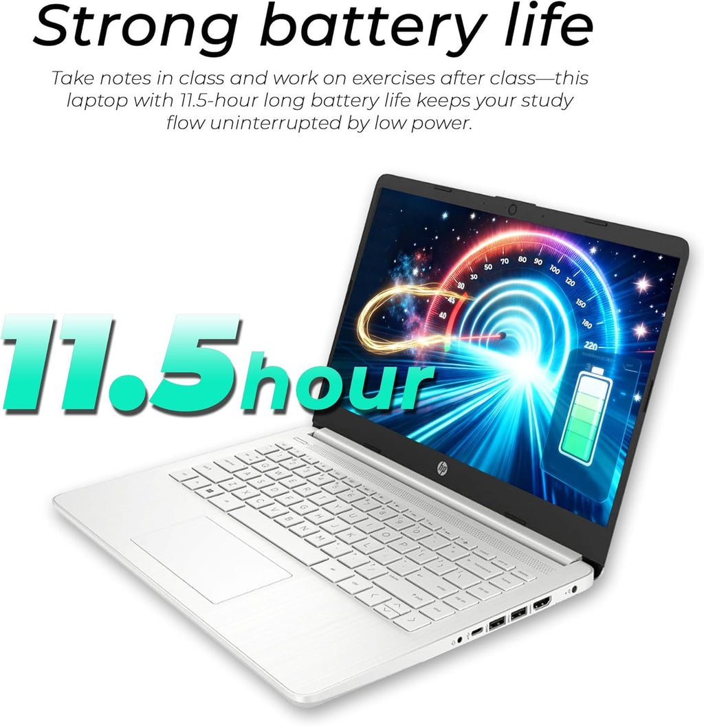 Ordinateur compact portable HP Ultrabook avec Office 365 - Copilot AI - 1,2 To de stockage - 8 Go de RAM - Intel Core | Fin et compact portable - Écran antireflet - 1 To OneDrive + 192 Go SSD - Windows 11 - Charge rapide - 12 h d'autonomie - Sans