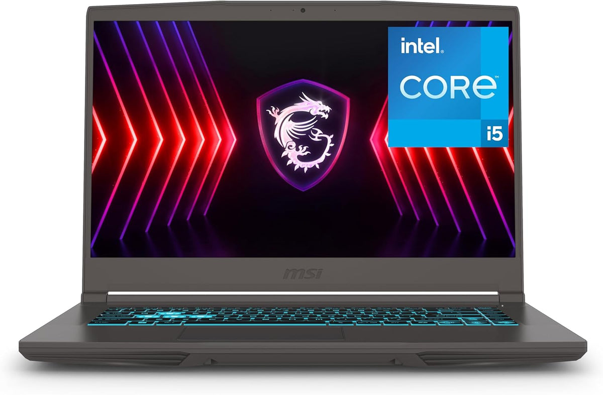 MSI Thin 15 B13VE-1697CA Ordinateur compact portable de jeu 15,6 pouces 144 Hz Intel® Core™ i5-13420H RTX 4050 16 Go SSD NVMe 512 Go Windows 11