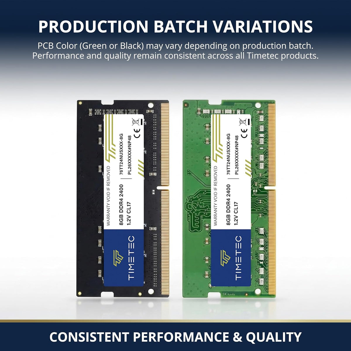 Kit de mémoire vive Timetec 16 Go (2 x 8 Go) DDR4 2400 MHz (PC4-2400T) PC4-19200 SODIMM pour ordinateur compact portable – Module de mémoire non-ECC sans tampon, 260 broches, 1,2 V, CL17, pour ordinateur compact portable, mini-PC et PC tout-en-un.