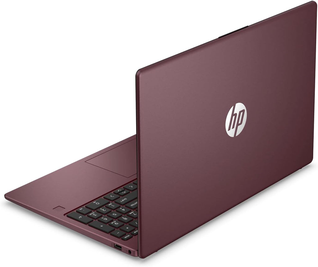 Ordinateur compact portable professionnel HP Ultrabook 15,6 pouces avec Microsoft 365 • Édition 2025/2026 • Copilot AI • Processeur Intel N200 quadricœur • 1,1 To de stockage (1 To OneDrive + 128 Go UFS) • 8 Go de RAM • Windows 11 • Sans souris