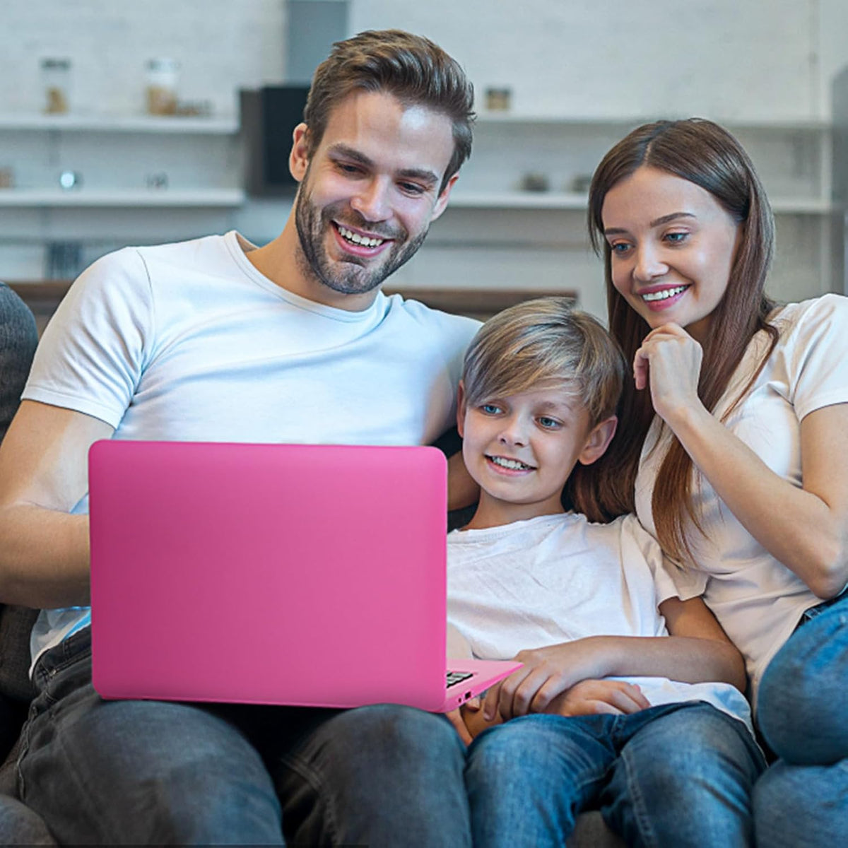 Ordinateur compact portable G-Anica (10,1 pouces), processeur quadricœur sous Android 12.0, netbook avec Wi-Fi, webcam et Bluetooth, mini ordinateur compact portable avec sacoche, souris et tapis de souris pour enfants et adultes (rose)