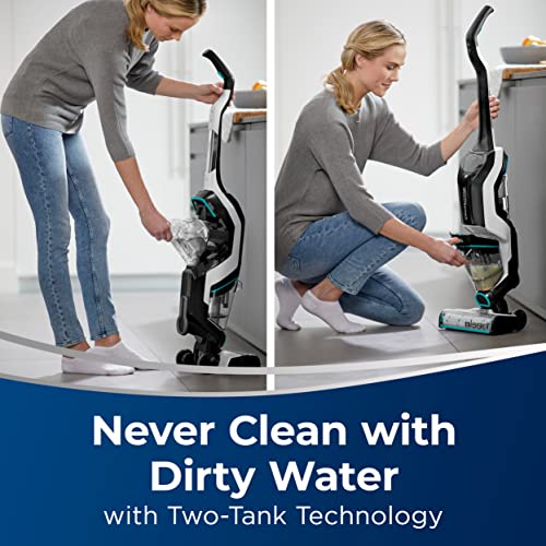 Aspirateur et serpillère tout-en-un à connectivité sans fil BISSELL CrossWave Max pour surfaces humides et sèches