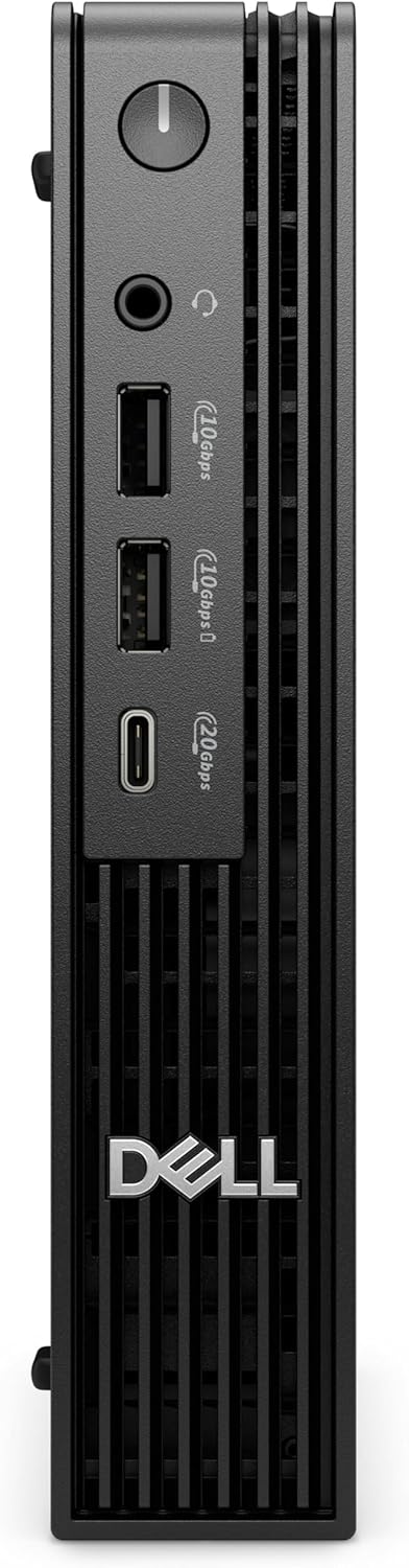 Mini PC Dell Pro Micro Plus (OptiPlex 7000 MFF nouvelle génération) : ordinateur de bureau professionnel, PC IA, processeur Intel Ultra 5 235T à 14 cœurs (supérieur à l'i7-13700T), 16 Go de RAM DDR5, SSD de 512 Go, Wi-Fi 6, Bluetooth, 4 ports…