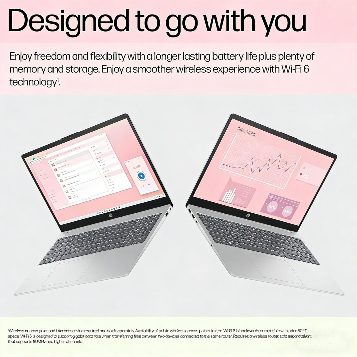 Ordinateur compact portable HP 15,6" FHD Édition 2026 avec Copilot AI, 16 Go de RAM, SSD de 512 Go, processeur Intel, autonomie longue durée, poids léger (1,65 kg), Microsoft 365, Windows 11 pour étudiants et Office, câble RJ45