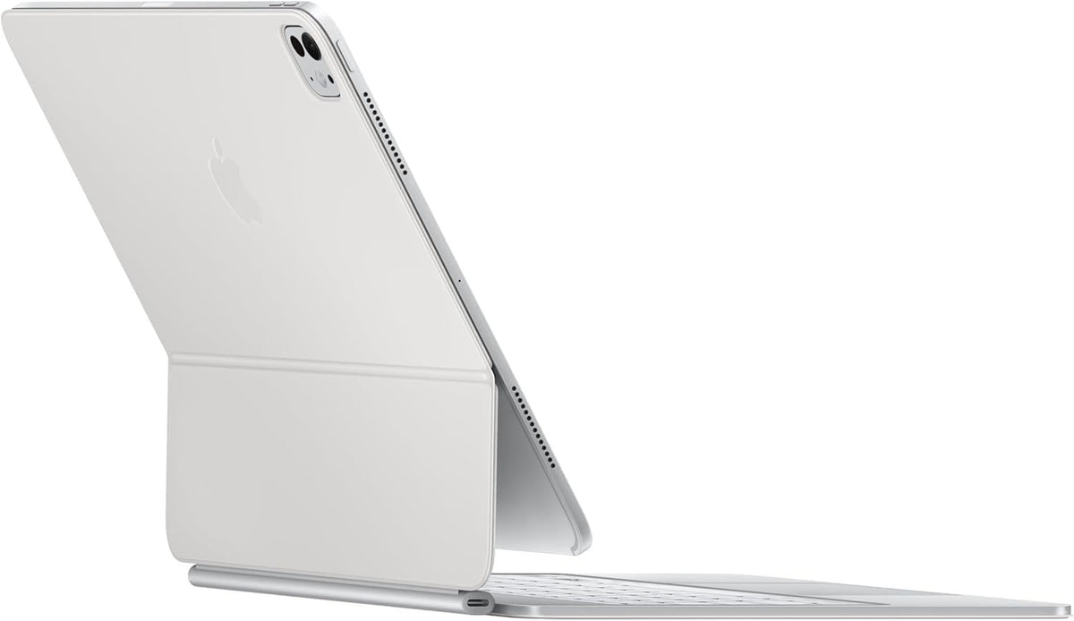 Étui-clavier Magic Keyboard pour iPad Pro 13 pouces (clavier QWERTY anglais), blanc (reconditionné) pratique
