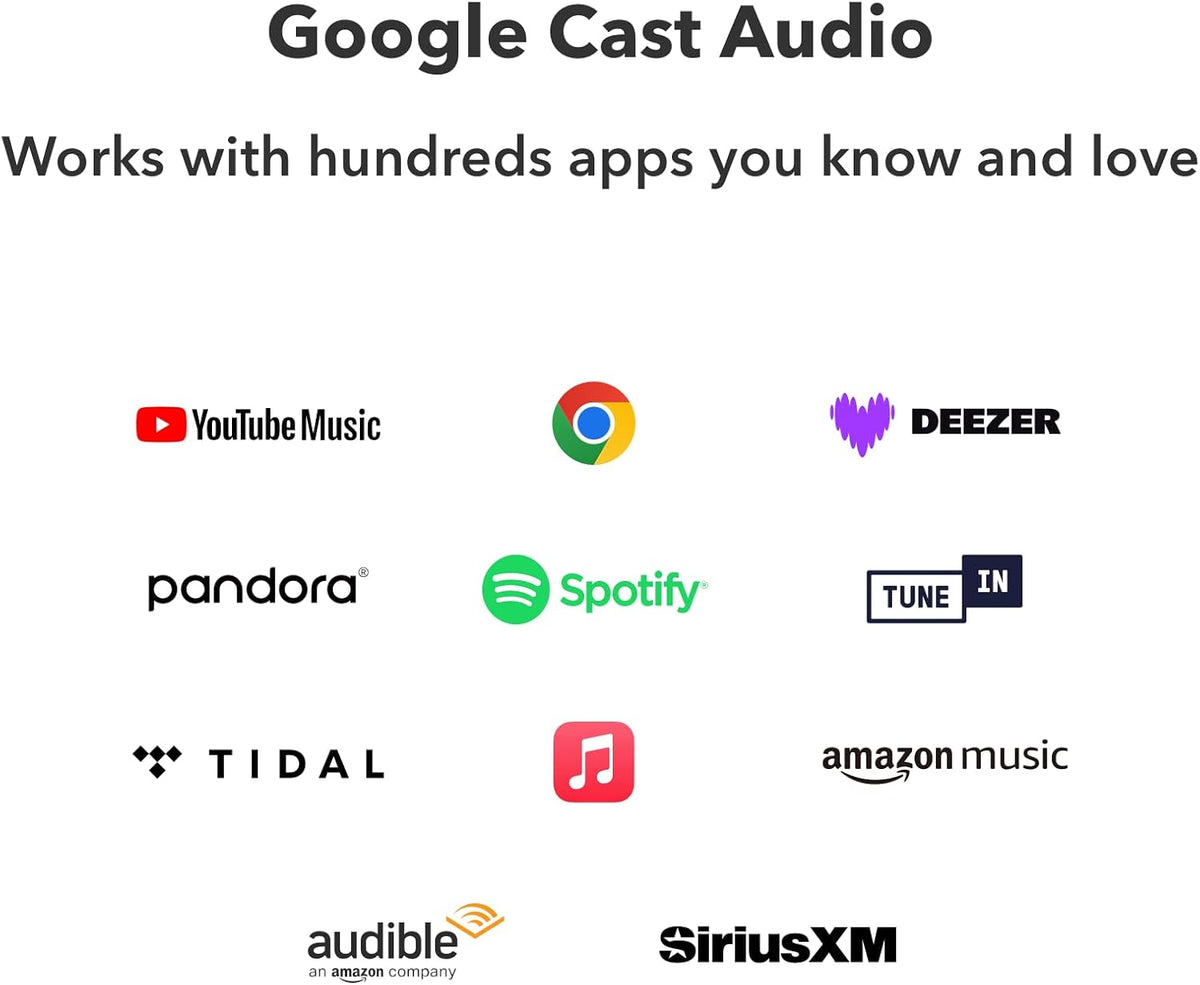 Récepteur WiiM Pro AirPlay 2, Google Cast Audio, streamer multiroom WiFi compatible doté de Alexa, Siri et Google Assistant. Diffusez de l'audio haute résolution depuis Spotify, Amazon Music, Tidal et bien plus encore.