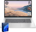 Ordinateur compact portable HP 17,3 pouces LED tactile pour professionnels et particuliers, processeur AMD Ryzen 5 7430U, 32 Go de RAM, SSD PCIe de 1 To, lecteur d'empreintes digitales, clavier rétroéclairé, webcam HD, HDMI, Wi-Fi 6, Windows 11 Pro