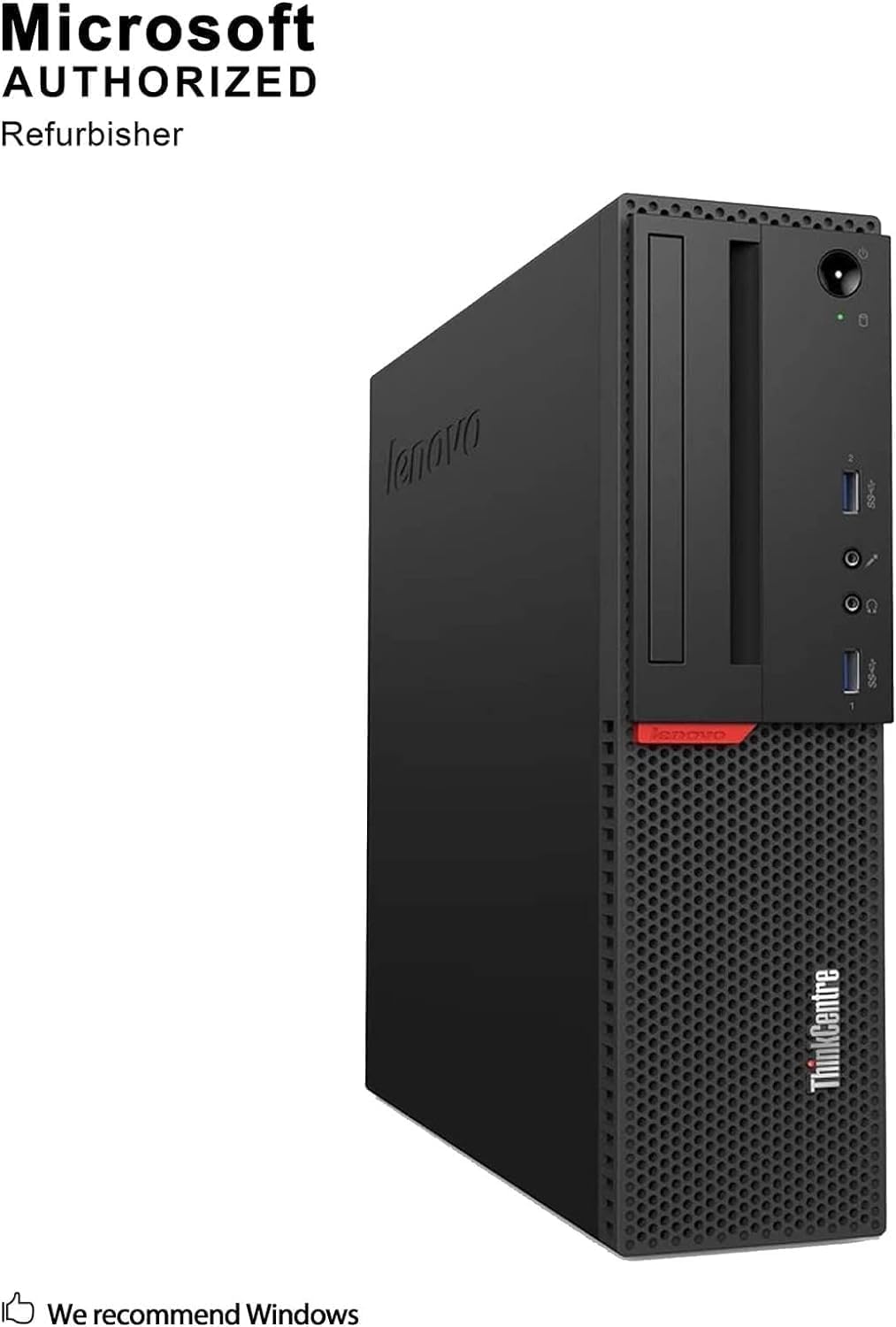 Ordinateur de bureau professionnel Lenovo ThinkCentre M700 SFF, processeur Intel Core de 6e génération, 8 Go de RAM, SSD de 256 Go, Wi-Fi, Bluetooth, clavier RGB, Windows 11 Pro (reconditionné) – Modèle pratique