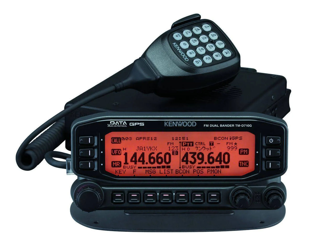 Radioamateur mobile 50 W 2 m/70 cm doté de GPS