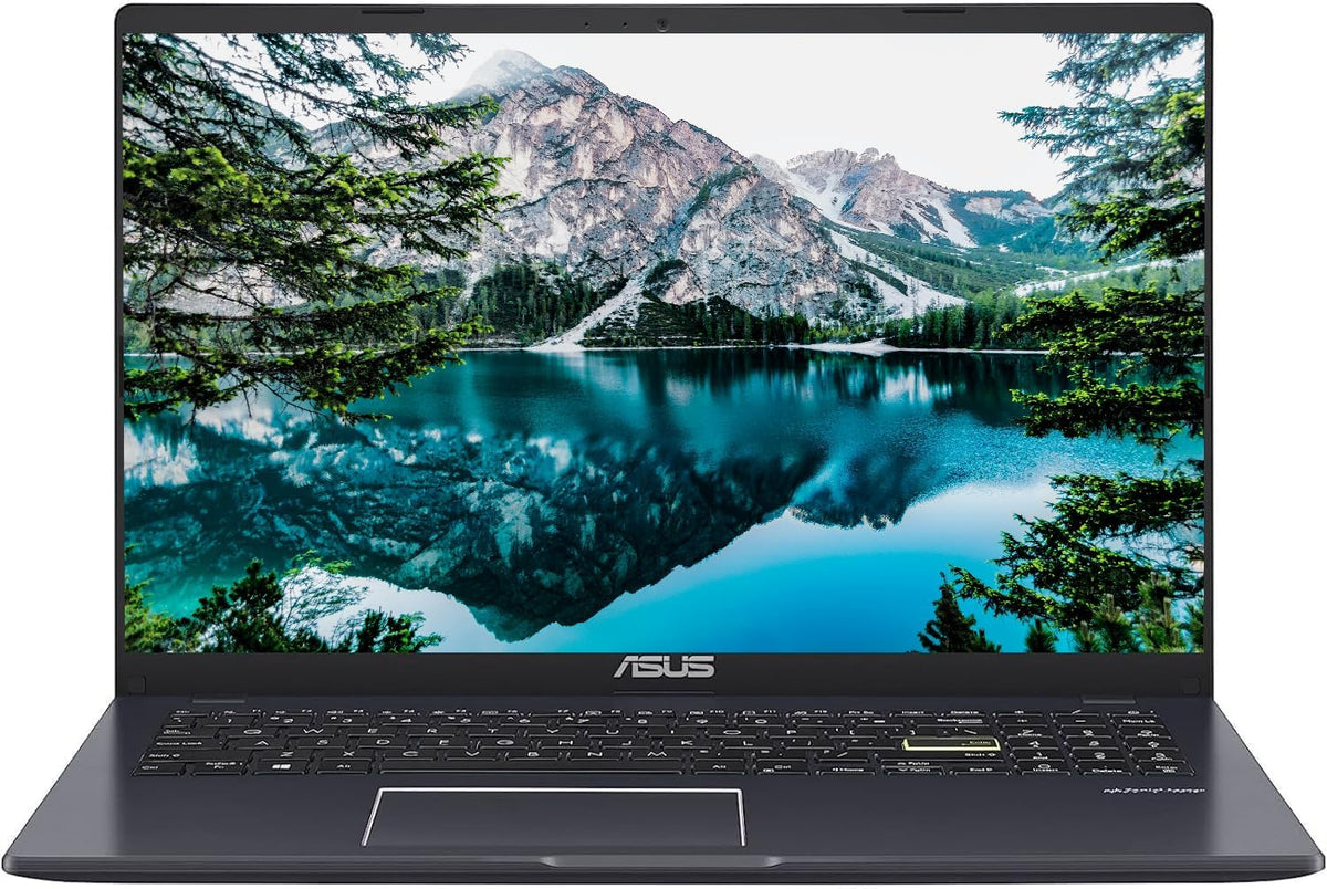 Ordinateur compact portable ASUS léger 15,5" Full HD, Windows 11 Famille, processeur Intel Celeron jusqu'à 2,76 GHz, 4 Go de RAM LPDDR4, SSD 128 Go, clavier rétroéclairé, noir étoilé (reconditionné)