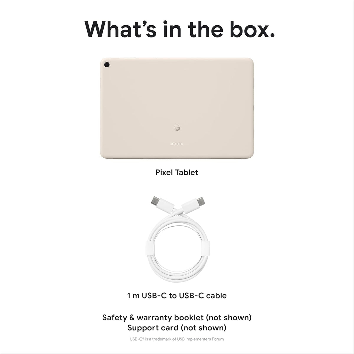 Tablette tactile Google Pixel - Tablette Android avec écran 11 pouces et autonomie exceptionnelle - Porcelaine - 8 Go de RAM - 128 Go