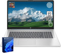 Ordinateur compact portable HP 17,3" Professionnel et Familial : écran tactile LED 17,3", processeur AMD Ryzen 5 7430U, 32 Go de RAM, SSD PCIe 2 To, clavier rétroéclairé, lecteur d'empreintes digitales, webcam, HDMI, Wi-Fi 6, Windows 11