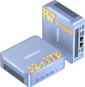 Mini PC GEEKOM AX8 Max doté de processeur AMD Ryzen 7 8745HS, double port LAN 2,5 GbE, 32 Go de RAM DDR5 (extensible), SSD NVMe de 1 To (extensible), carte graphique Radeon 780M, USB 4.0 (40 Gbit/s), prise en charge de quatre écrans, Windows 11 Pro…