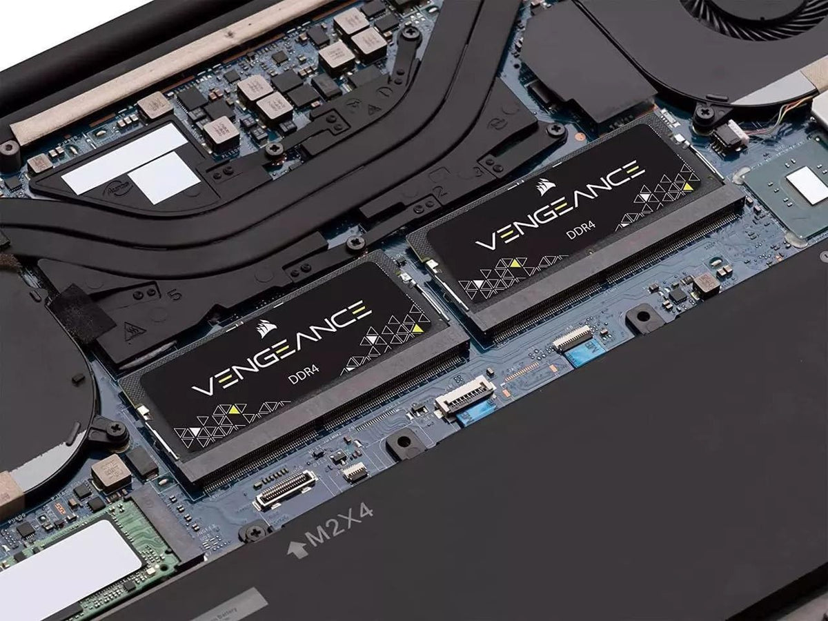 Mémoire vive CORSAIR Vengeance SODIMM DDR4 16 Go (1 x 16 Go) 3 200 MHz CL22-22-22-53 1,2 V pour ordinateur compact portable Intel/AMD - Noir (CMSX16GX4M1A3200C22)
