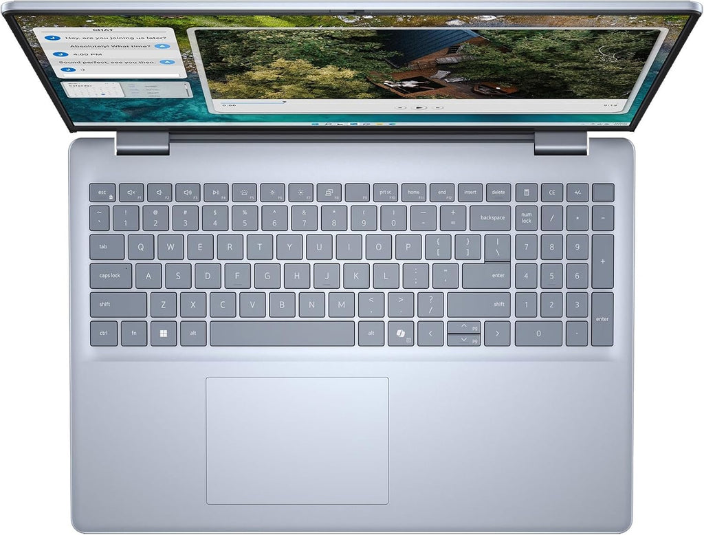 Ordinateur compact portable professionnel Dell Inspiron 16 : écran tactile 16:10 FHD+ (1920 x 1200), processeur Intel Core i7-150U, 64 Go de RAM DDR5, SSD de 4 To, clavier rétroéclairé, Wi-Fi 6E, licence à vie Microsoft Office et souris dédiée
