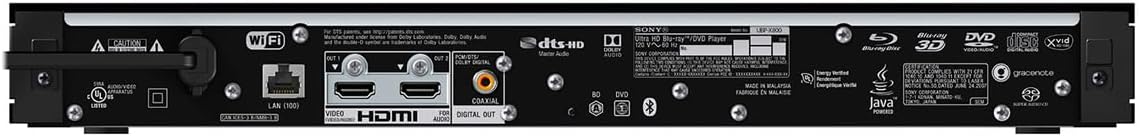 Lecteur Blu-ray 4K UHD Sony UBP-X800M2 pour home cinéma (UBPX800M2) Noir – Modèle pratique