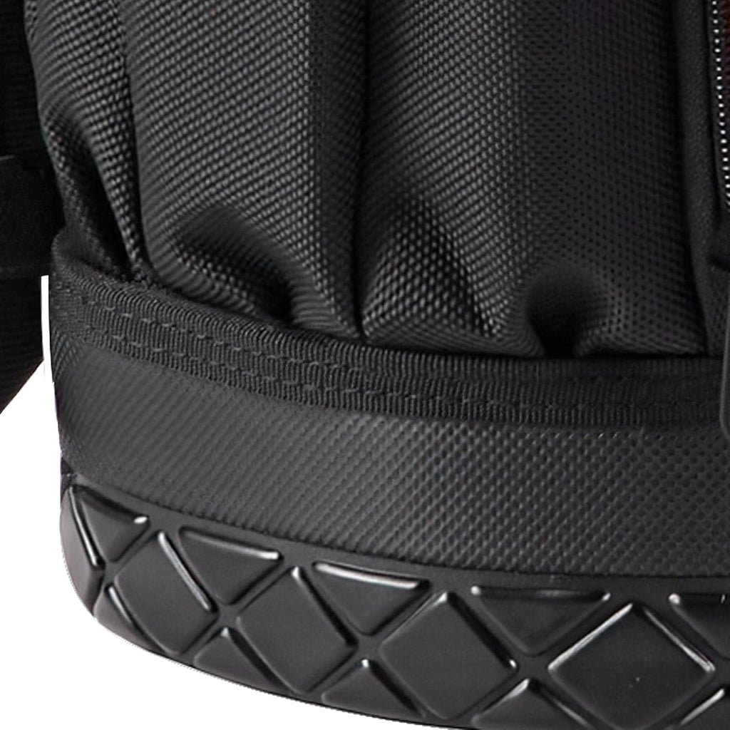 Sac à dos VEVOR pour outils, 65 poches, organisateur de rangement robuste avec compartiment pour ordinateur compact portable et fond moulé, sac à dos de chantier pour électriciens, réparateurs et techniciens CVC.